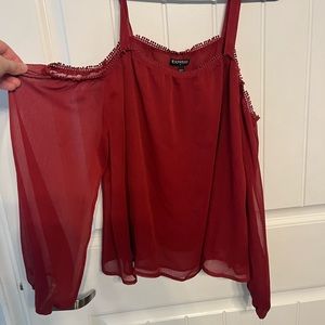 Express off the shoulder blouse